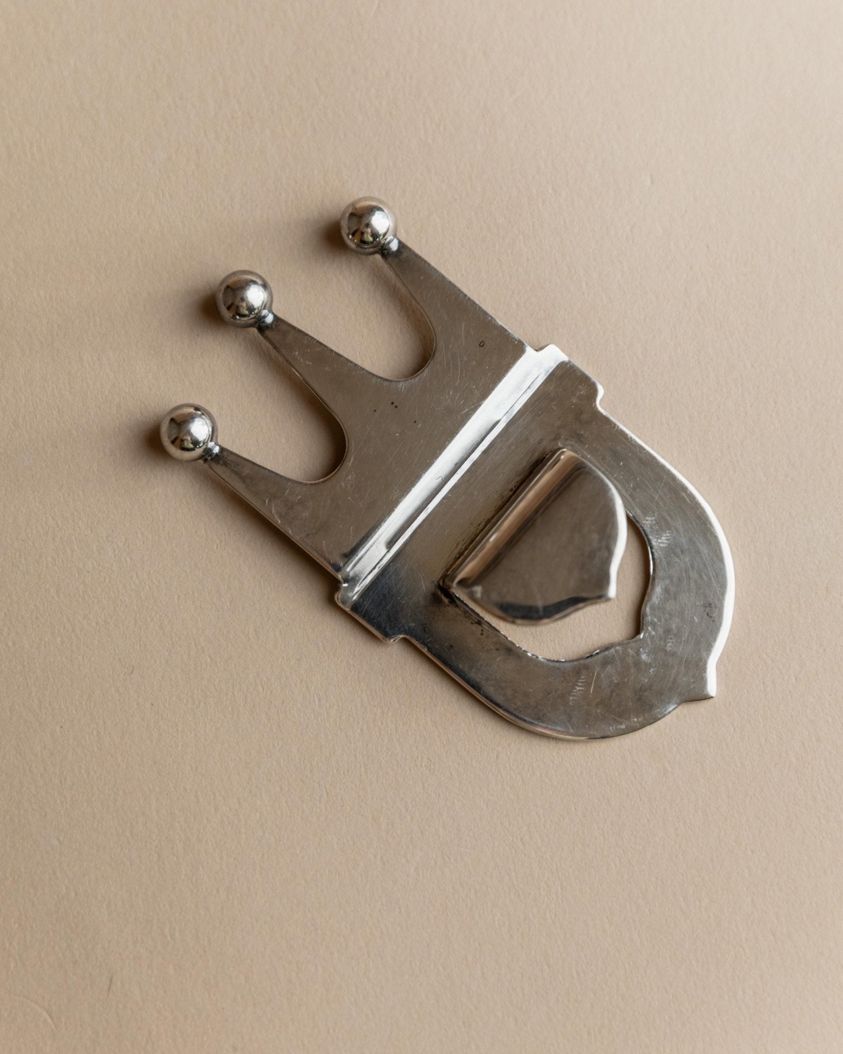 Vintage Flaschenöffner Crown von Italien silberplattiert, retro, elegant, Geschenkidee Weihnachten