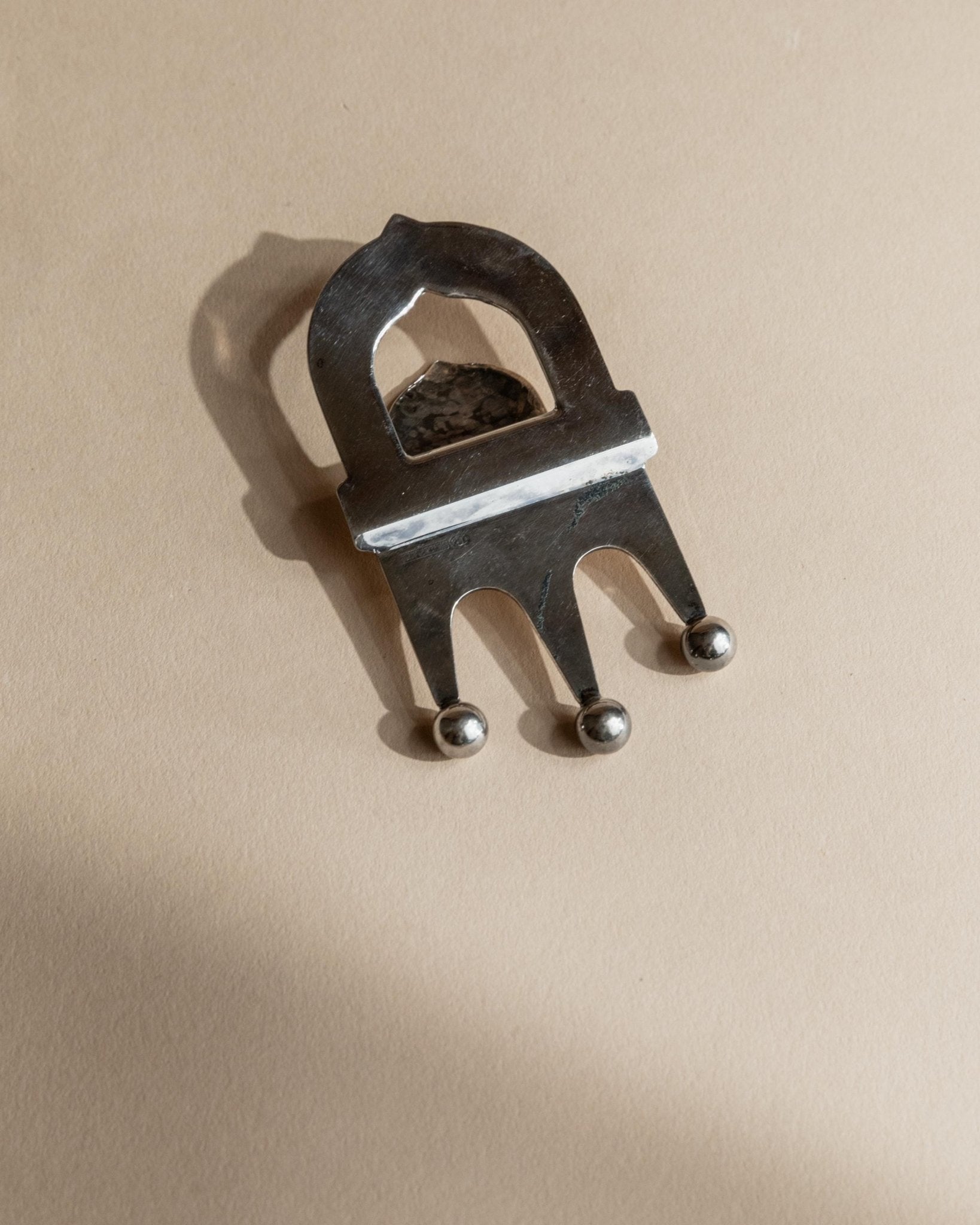 Vintage Flaschenöffner Crown von Italien silberplattiert, retro, elegant, Geschenkidee Weihnachten