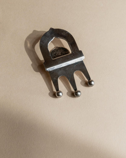 Vintage Flaschenöffner Crown von Italien silberplattiert, retro, elegant, Geschenkidee Weihnachten