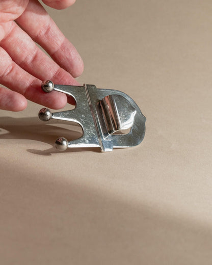 Vintage Flaschenöffner Crown von Italien silberplattiert, retro, elegant, Geschenkidee Weihnachten