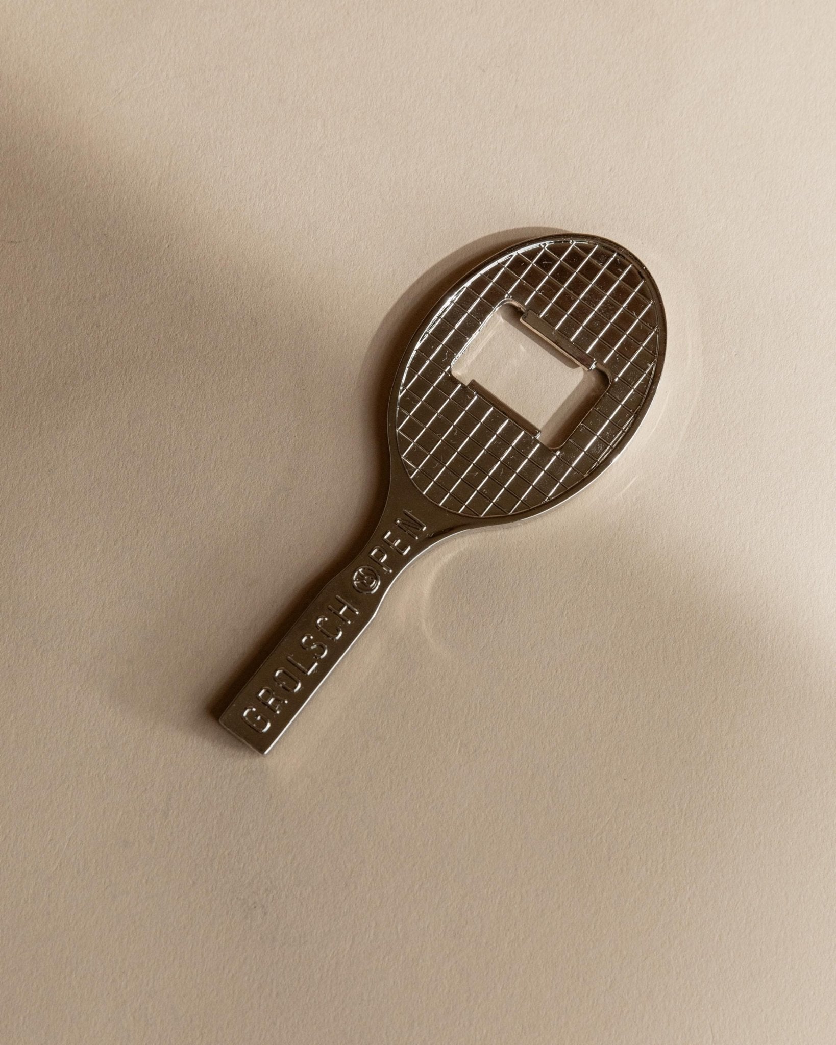 Vintage Flaschenöffner Tennis Racket von Grolsch Pen