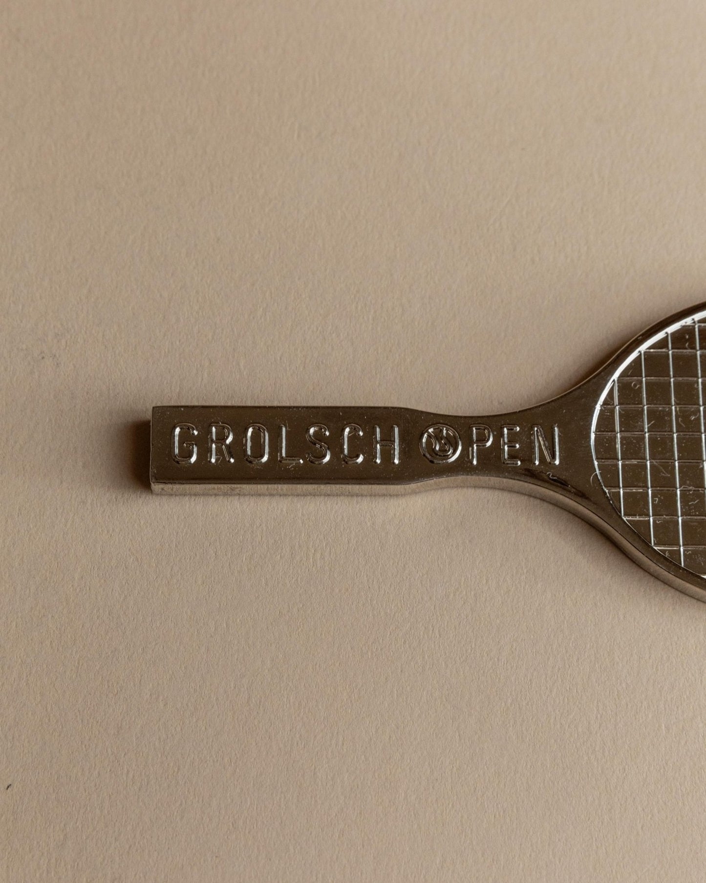 Vintage Flaschenöffner Tennis Racket von Grolsch Pen