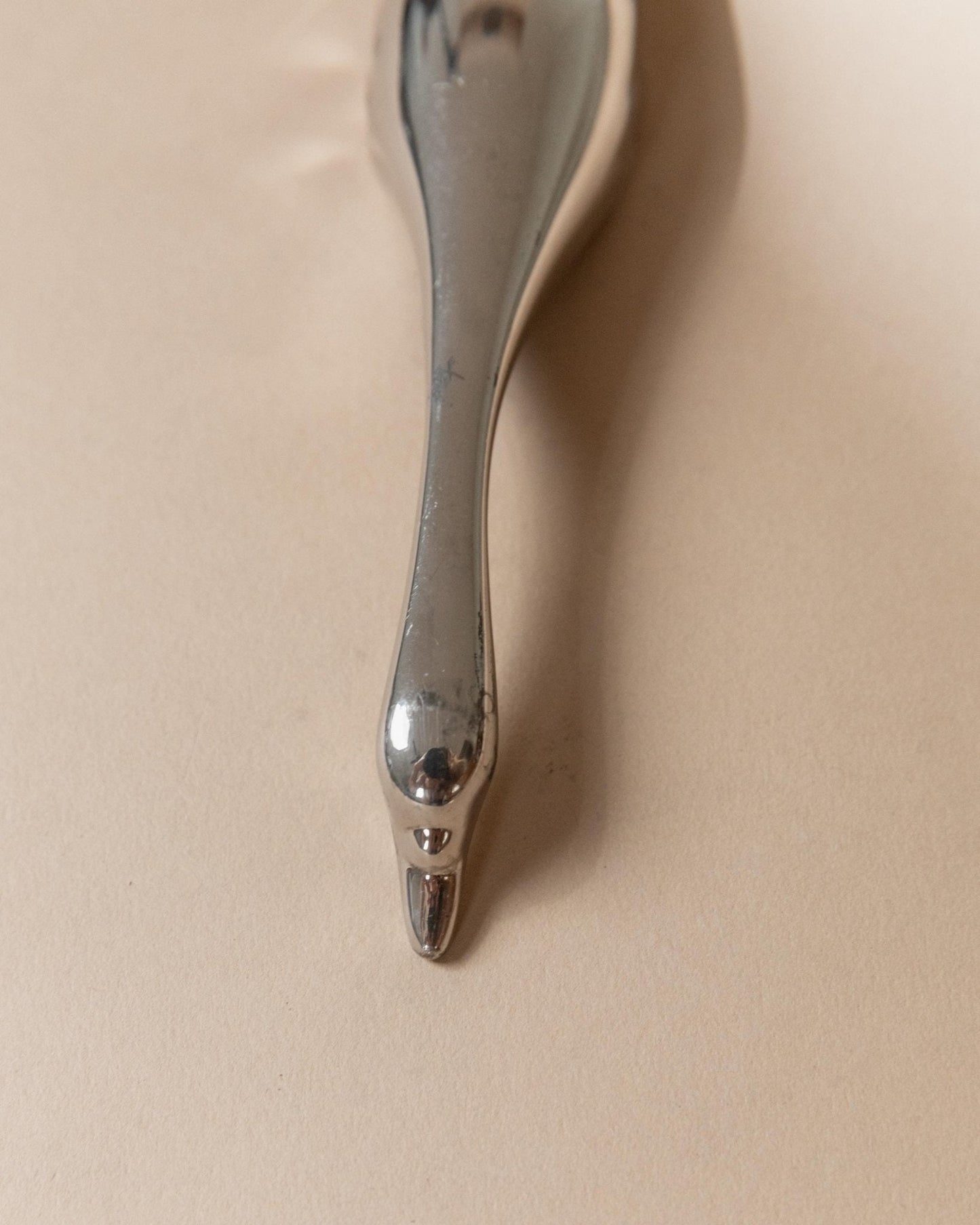 Vintage Flaschenöffner Gans-Form versilbert aus Italien 1960er elegant retro