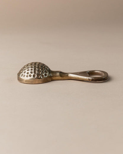 Décapsuleur vintage en forme de balle de golf en laiton, design du milieu du siècle, Italie, années 1960