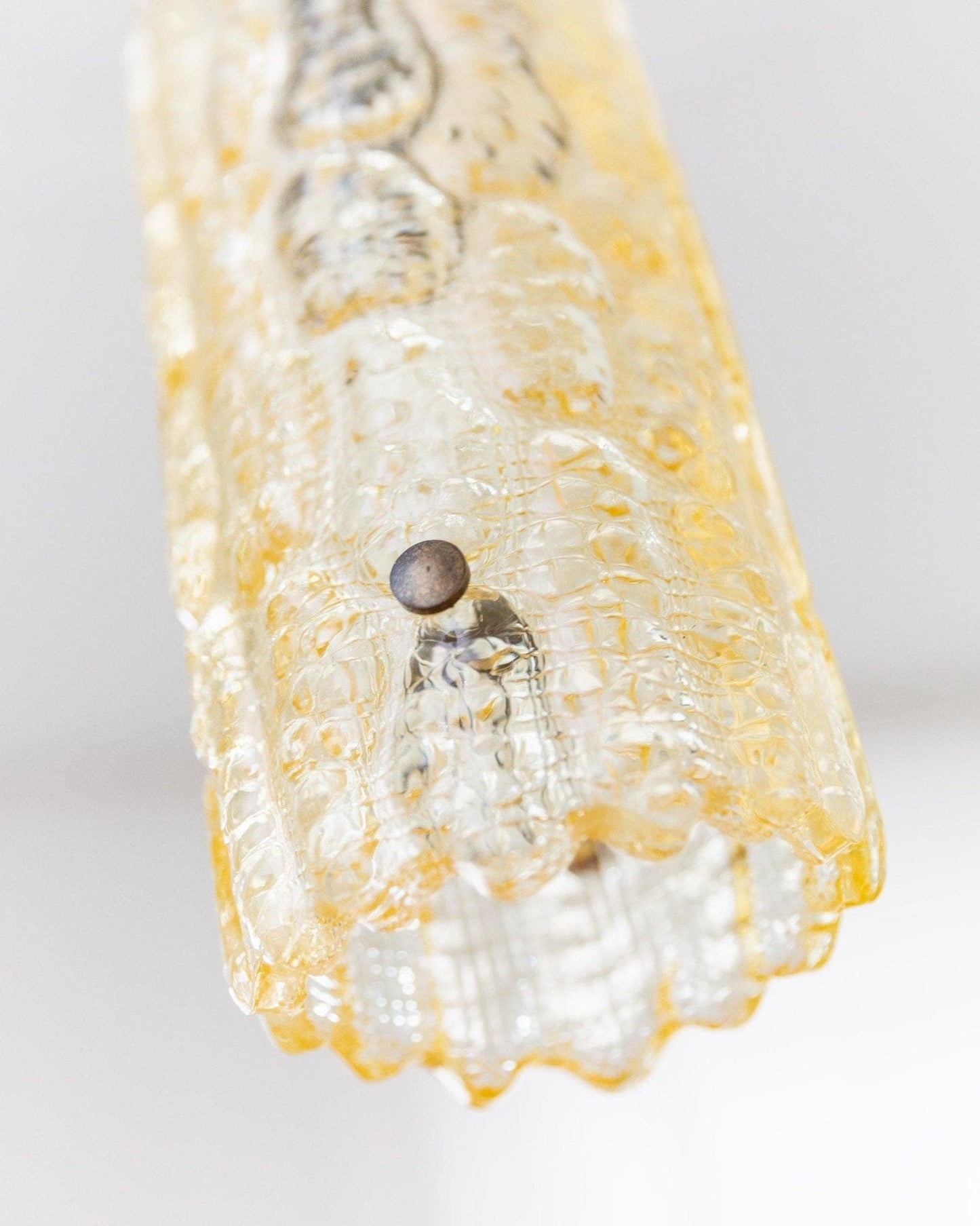 Vintage Deckenlampe von Carl Fagerlund für Orrefors Goldglas 1960er