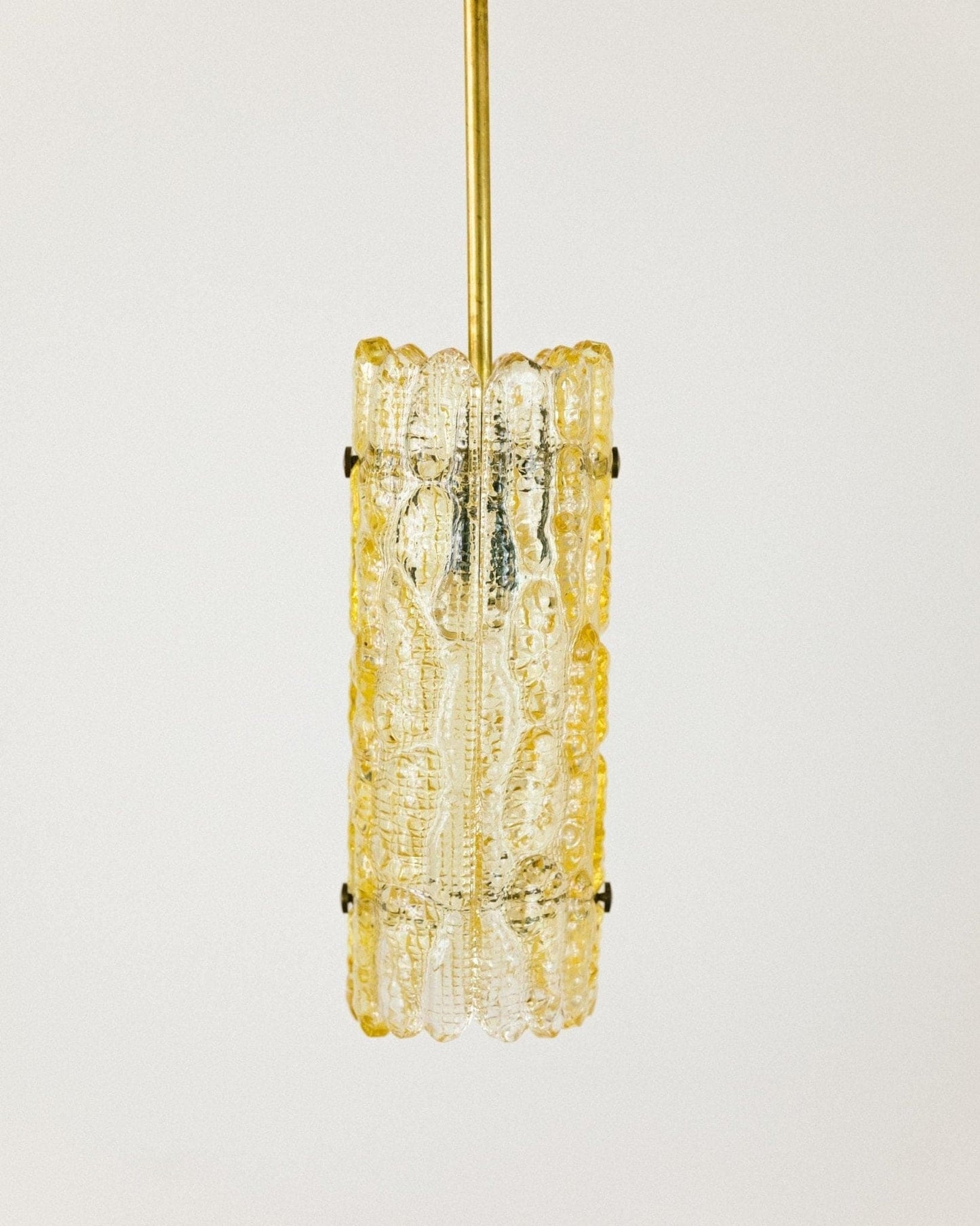 Vintage Deckenlampe von Carl Fagerlund für Orrefors Goldglas 1960er