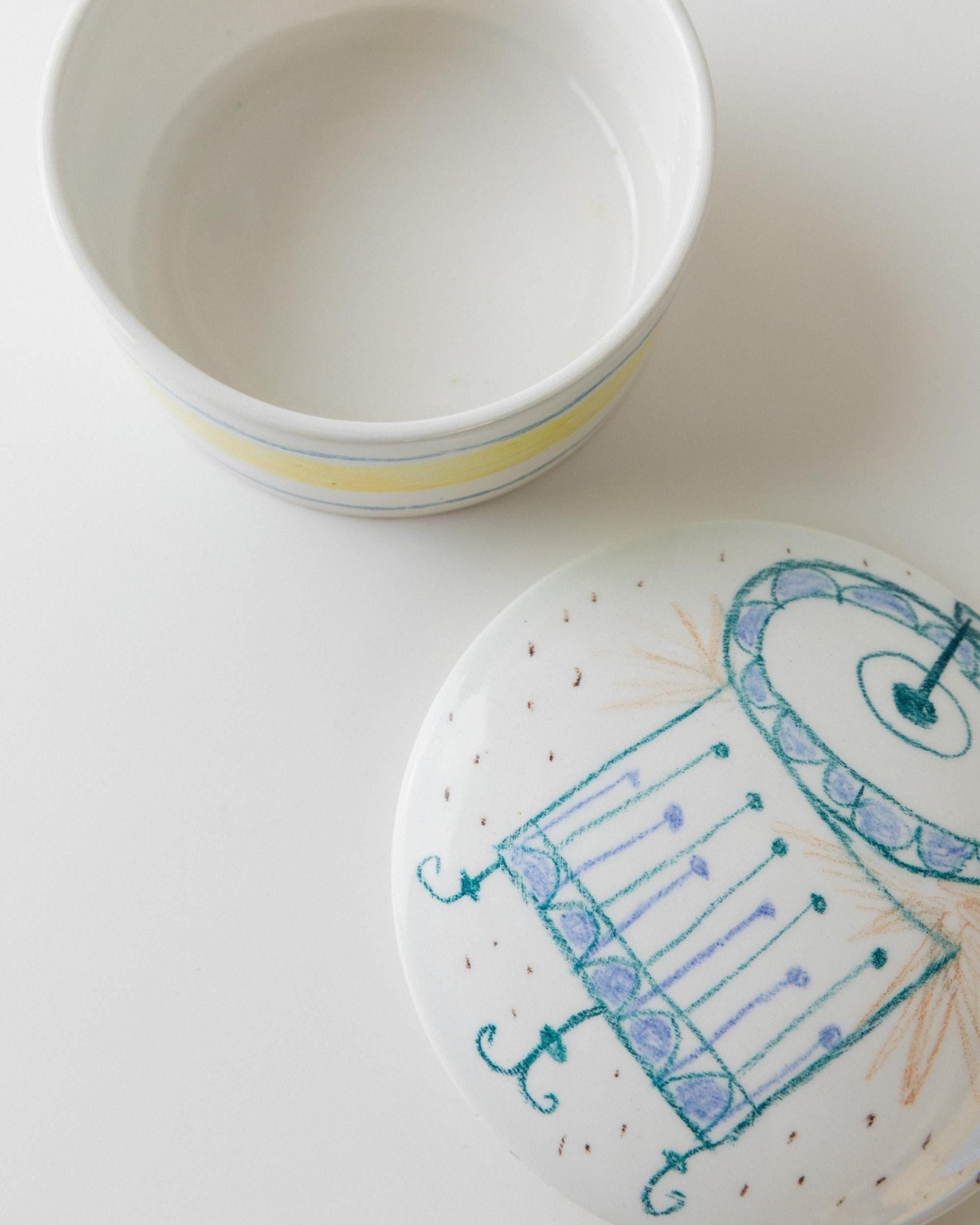 Vintage Keramik Badeset Set von 5 von Montecatini