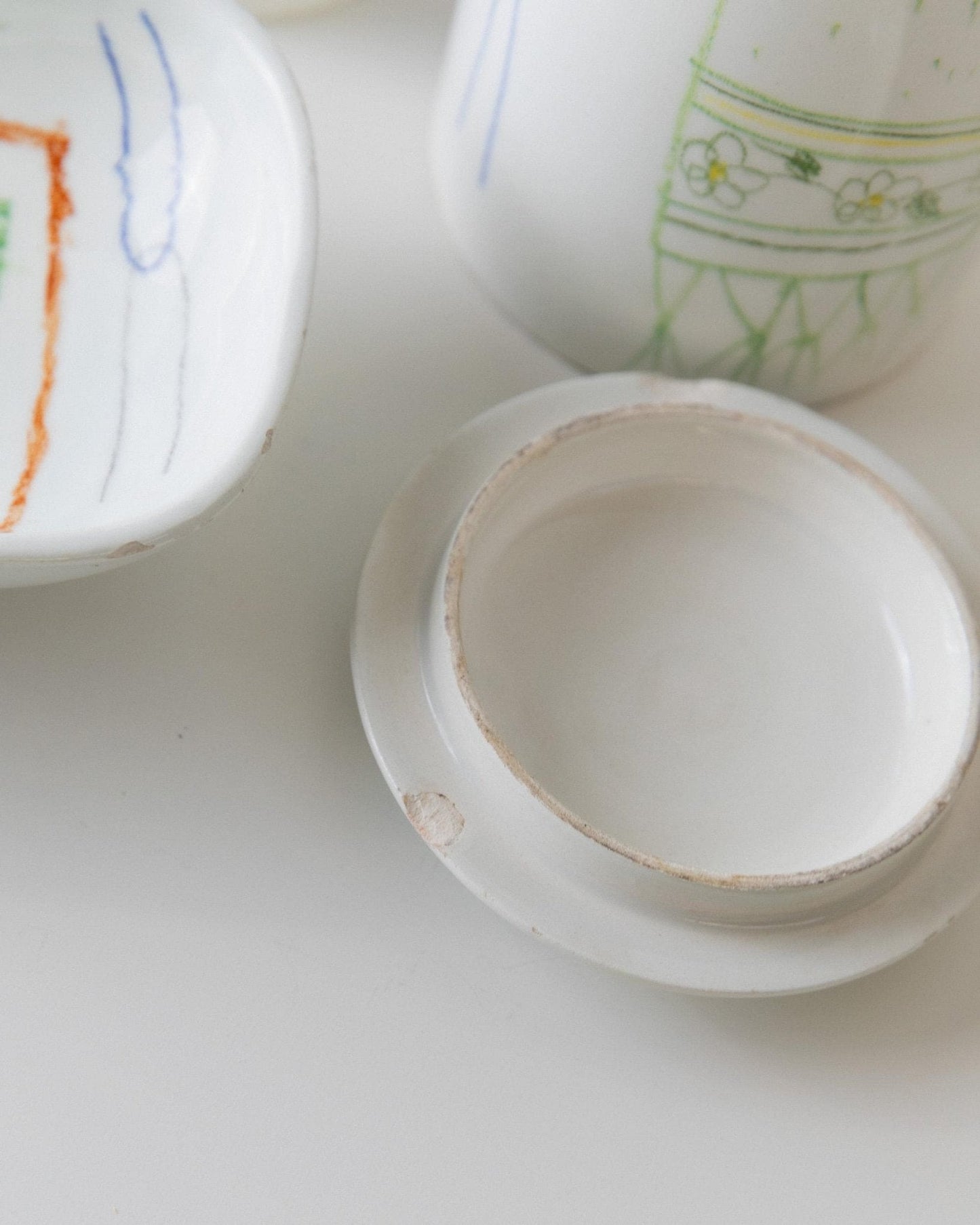 Vintage Keramik Badeset Set von 5 von Montecatini