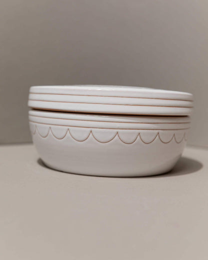 Vintage Keramikschale mit Deckel, handgeschnitzt, nautisches Motiv, Italien 1970er