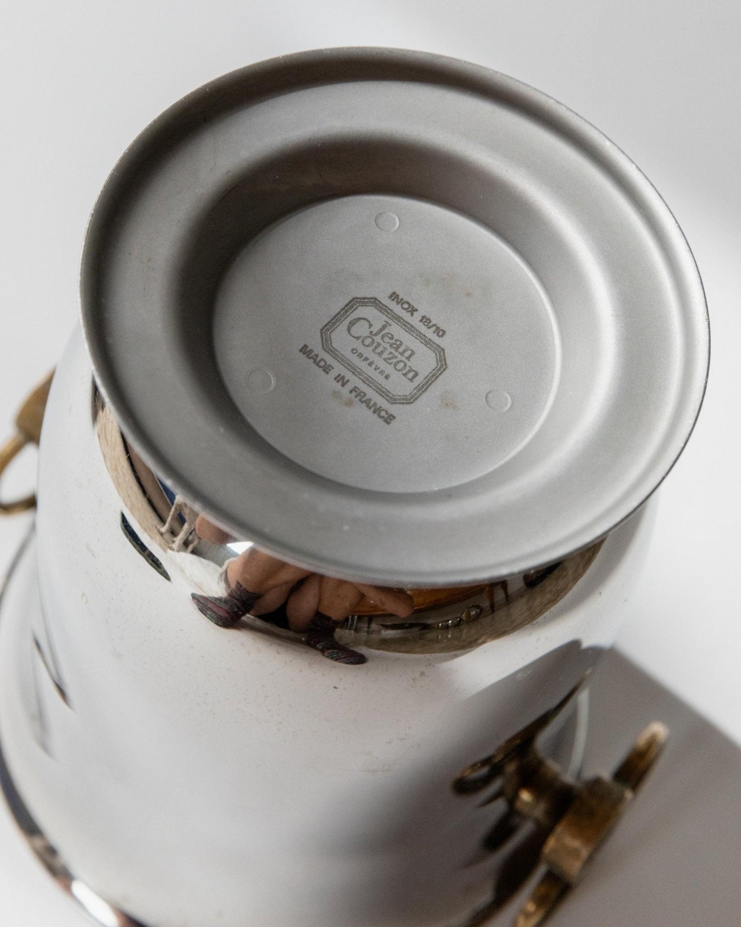 Vintage Weinkühler von Jean Couzon versilbert