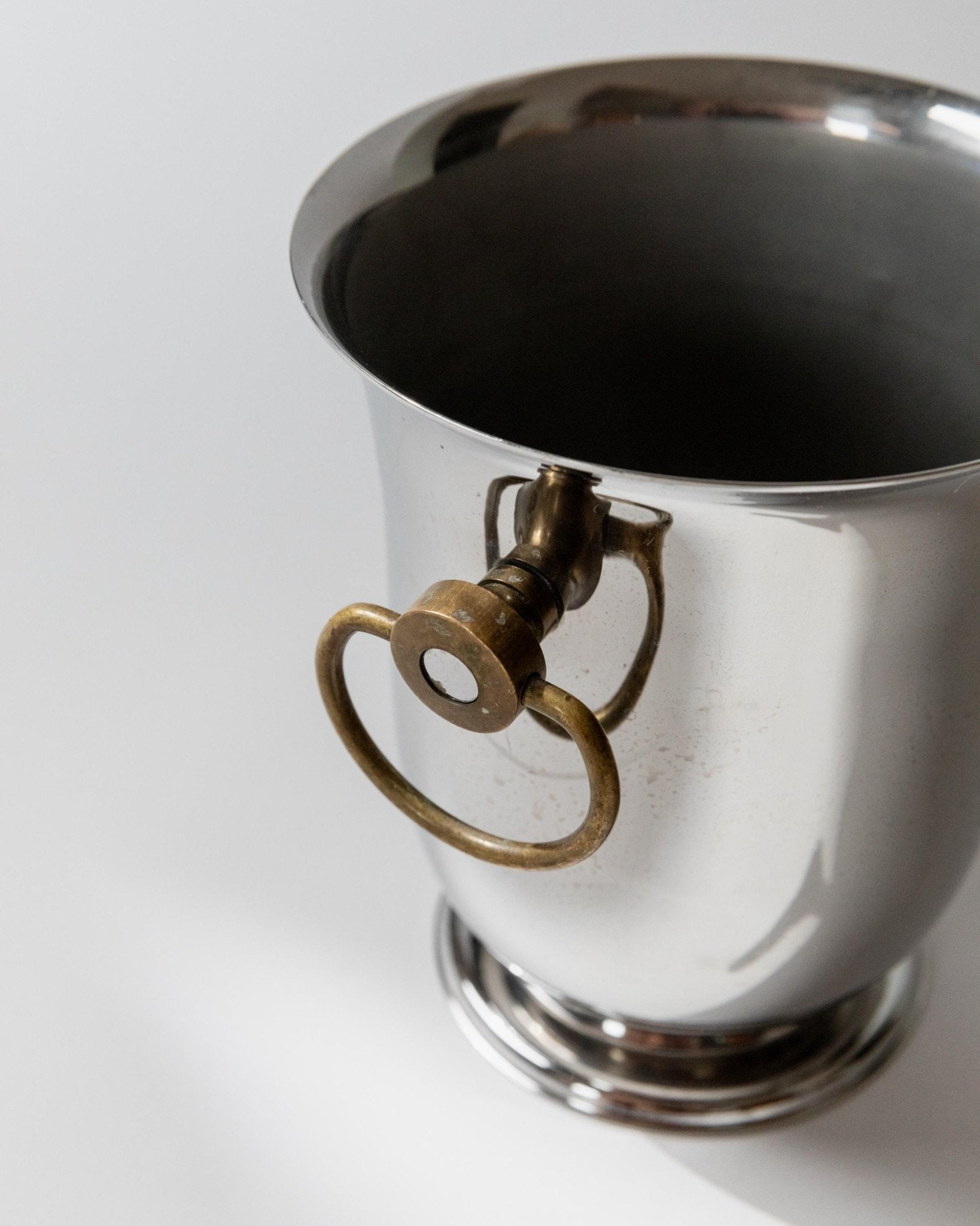 Vintage Weinkühler von Jean Couzon versilbert