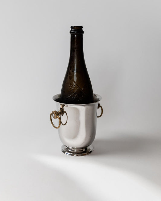 Vintage Weinkühler von Jean Couzon versilbert