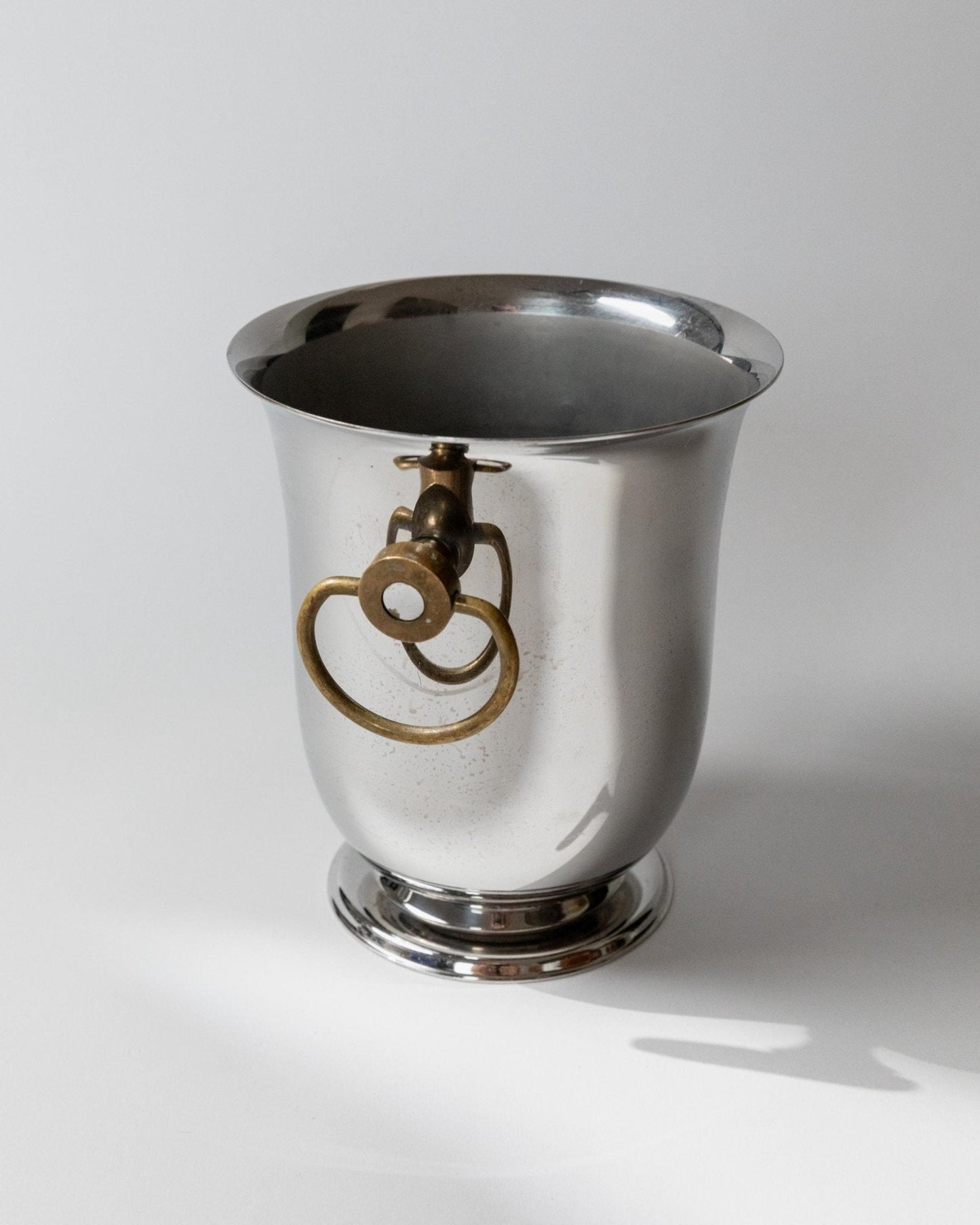 Vintage Weinkühler von Jean Couzon versilbert