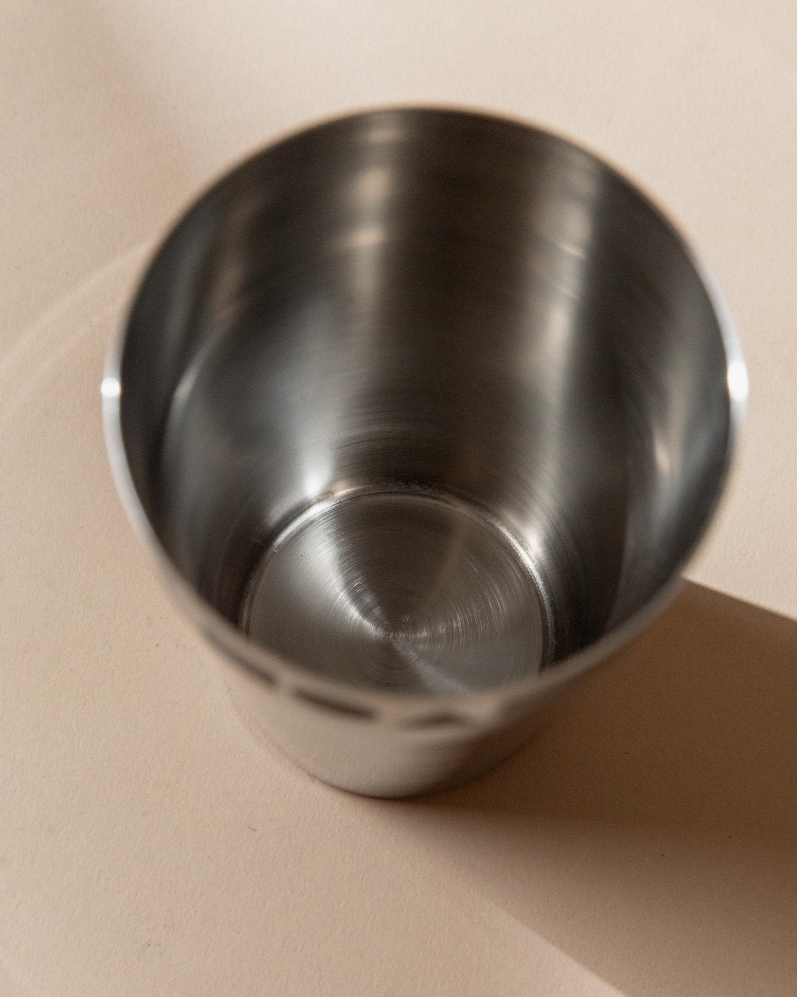 Vintage Cocktailmixer aus Italien, Edelstahl, geometrisch, spülmaschinenfest, Retro