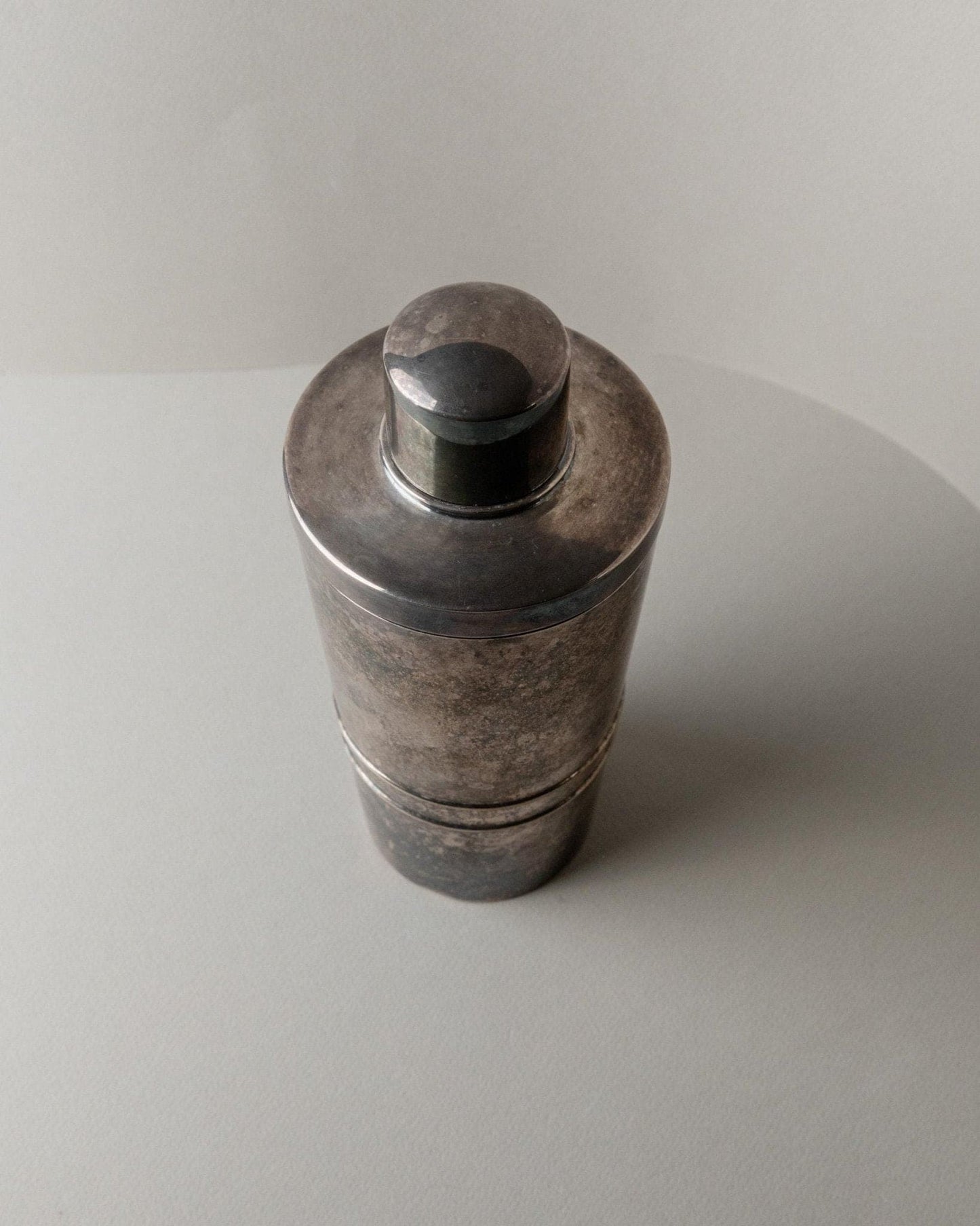 Vintage Cocktail Shaker versilbert von Macabo Milano Mid Century Italien 1950er