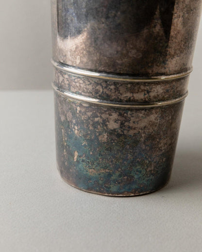 Vintage Cocktail Shaker versilbert von Macabo Milano Mid Century Italien 1950er