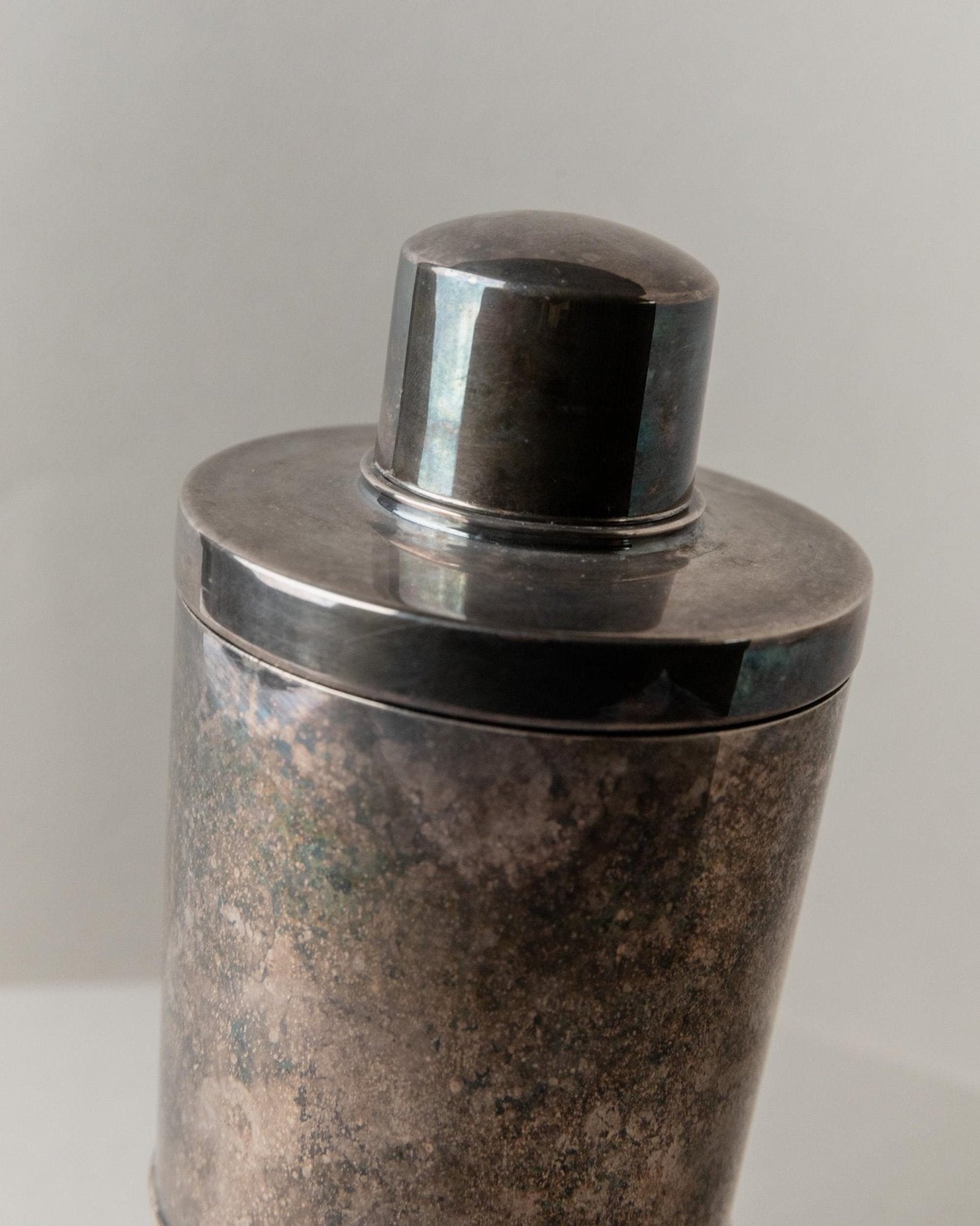 Vintage Cocktail Shaker versilbert von Macabo Milano Mid Century Italien 1950er