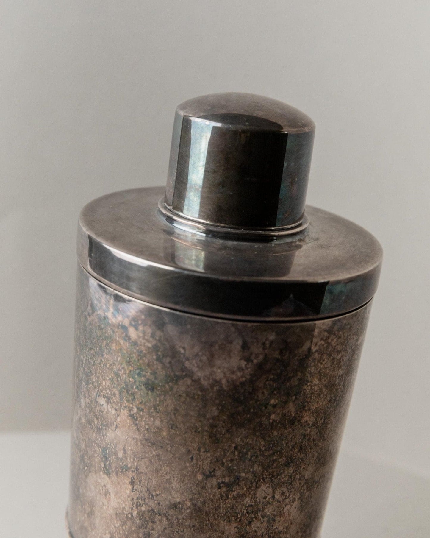 Vintage Cocktail Shaker versilbert von Macabo Milano Mid Century Italien 1950er