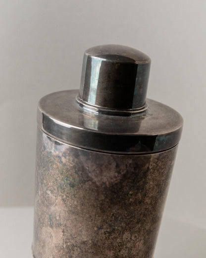 Vintage Cocktail Shaker versilbert von Macabo Milano Mid Century Italien 1950er