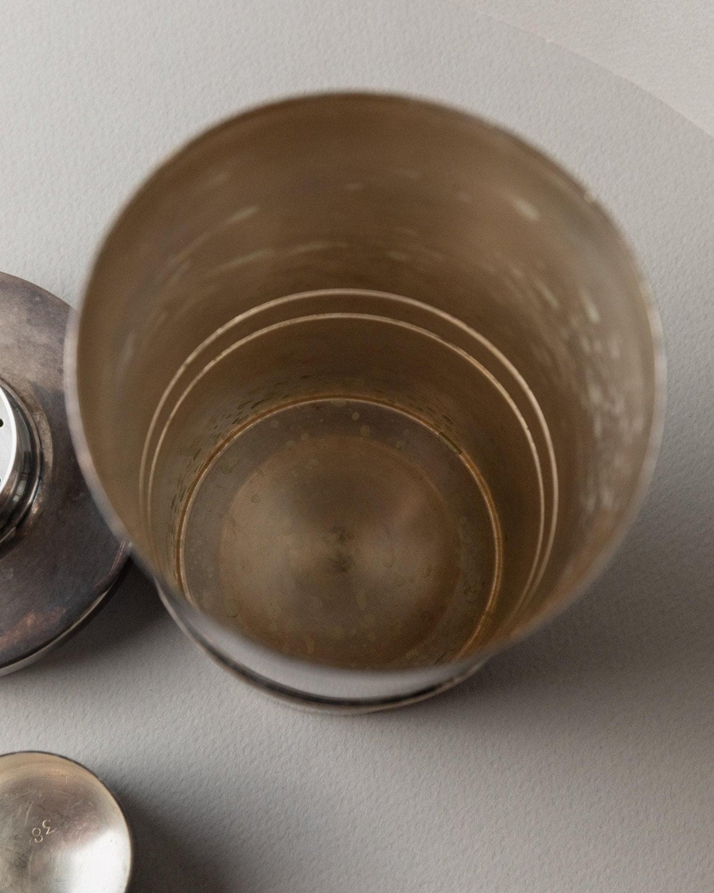 Vintage Cocktail Shaker versilbert von Macabo Milano Mid Century Italien 1950er