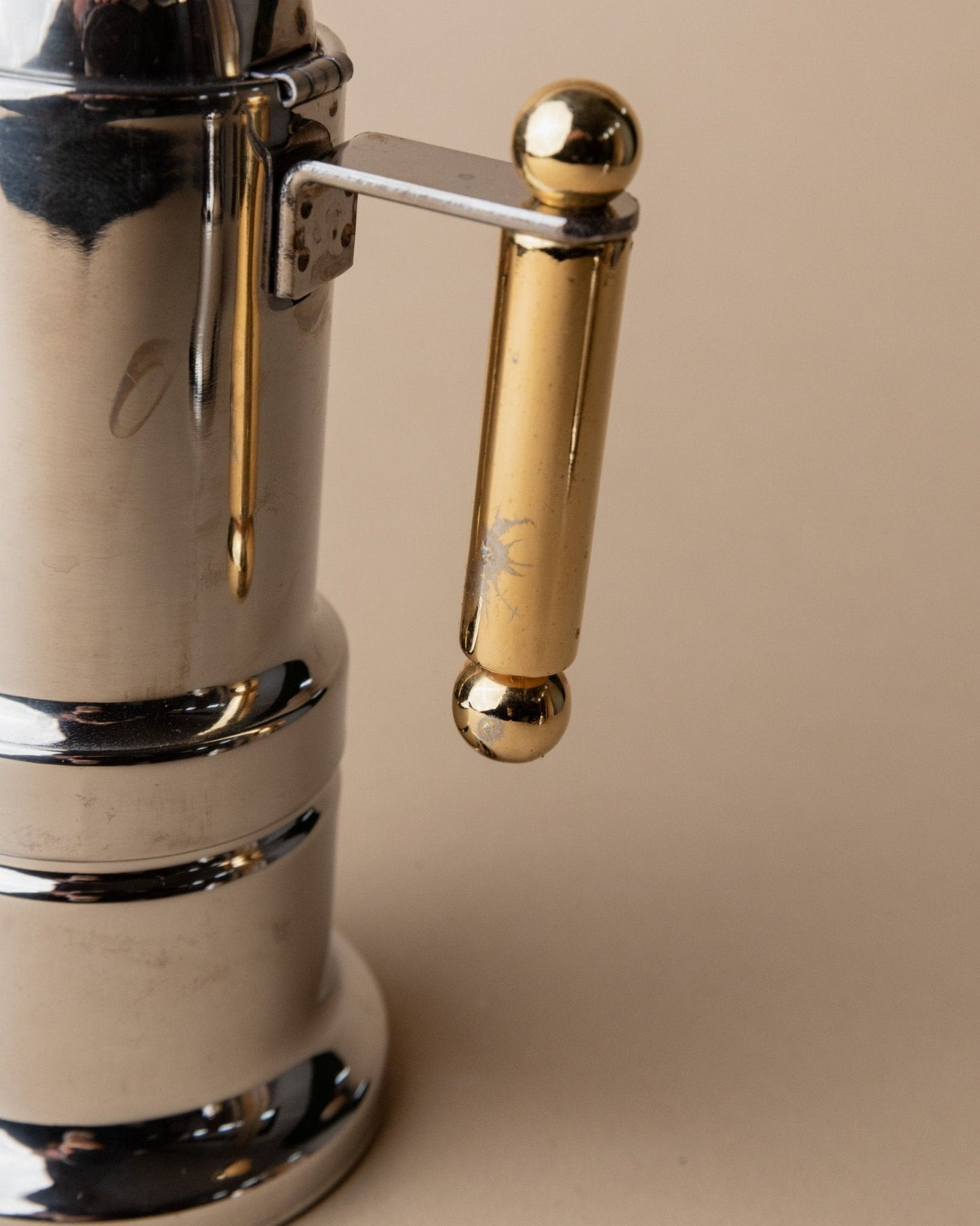 Set von 2 Vintage Kaffeeservice "Depositato" von VEV, goldene Details