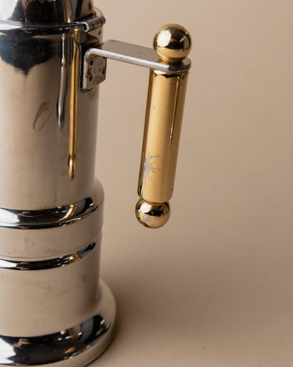 Set von 2 Vintage Kaffeeservice "Depositato" von VEV, goldene Details