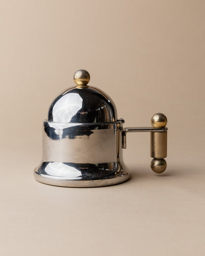 Set von 2 Vintage Kaffeeservice "Depositato" von VEV, goldene Details