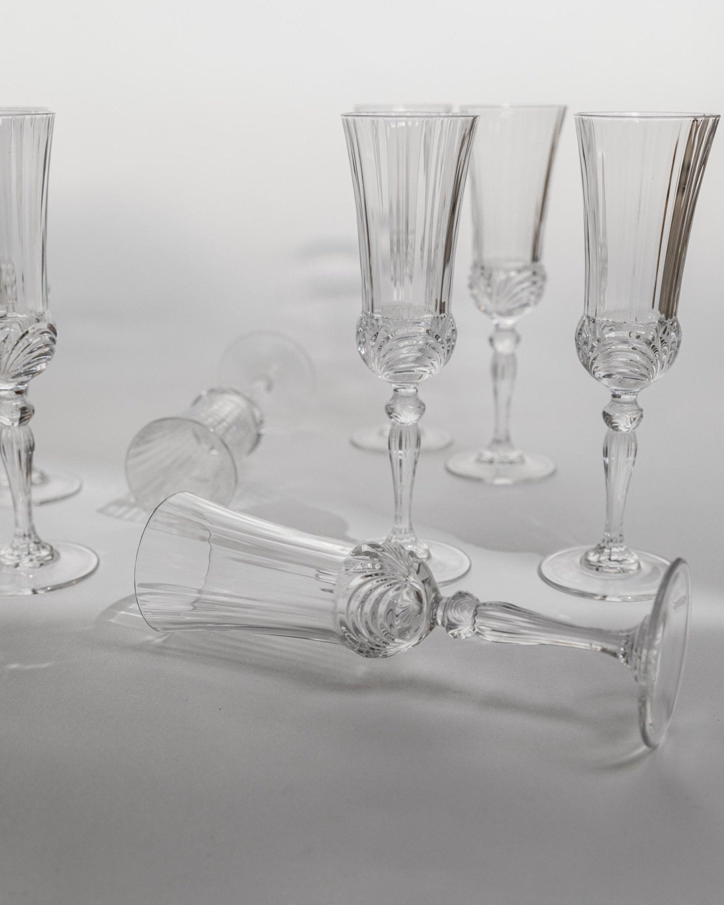 Vintage Champagnerglas Melodia Set von 8