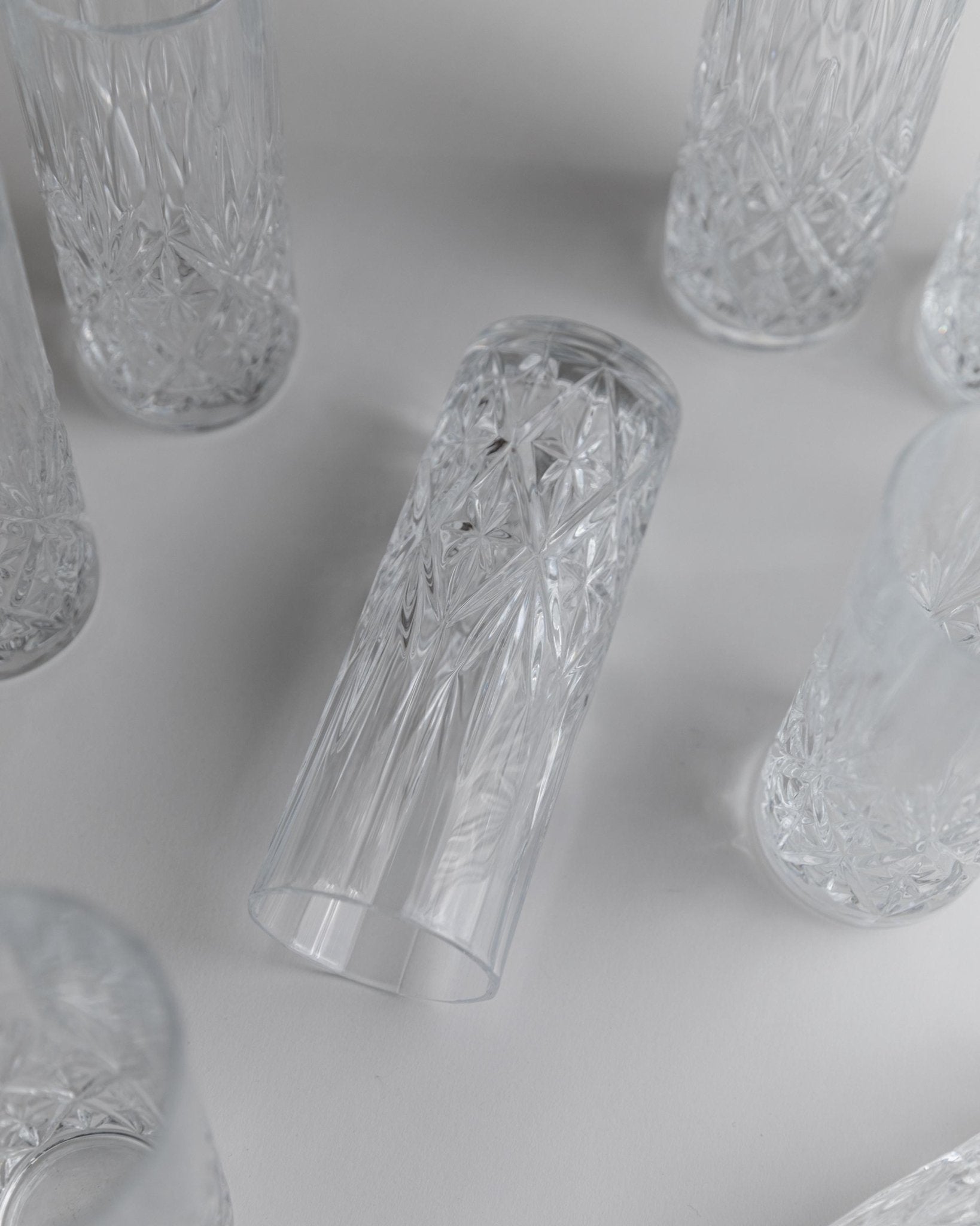 Vintage Kristall Trinkglas Set von 11