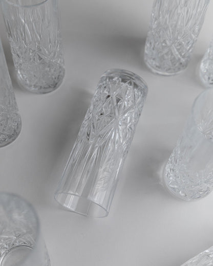 Vintage Trinkglas Set von 11