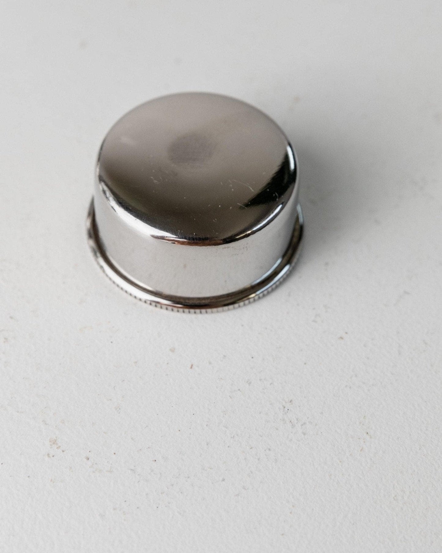 Vintage Cocktail Shaker Kristallglas Edelstahl Mid Century Design Italien 1960er