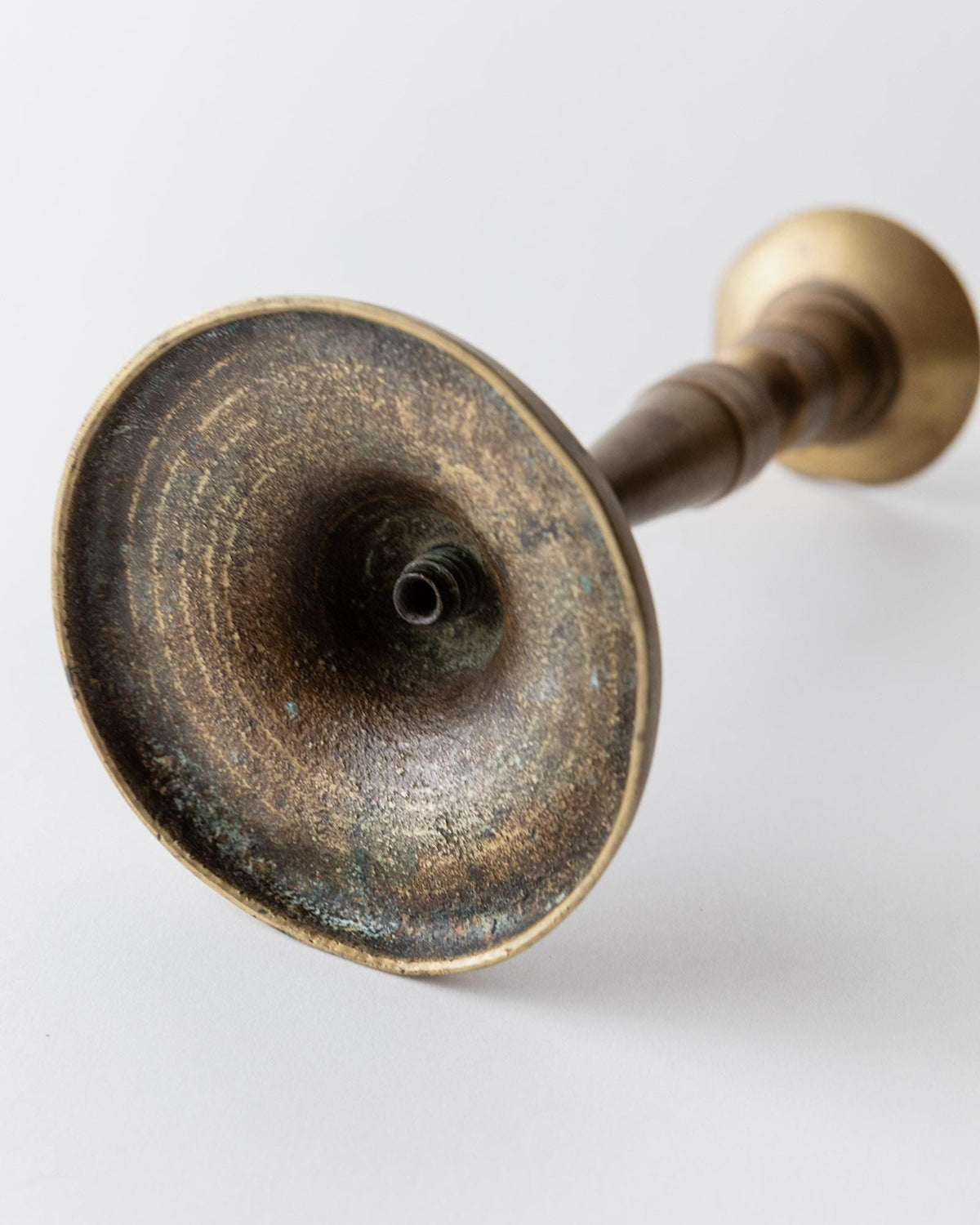 Vintage Kerzenhalter Vintage Messing Patina Antiquität Messing
