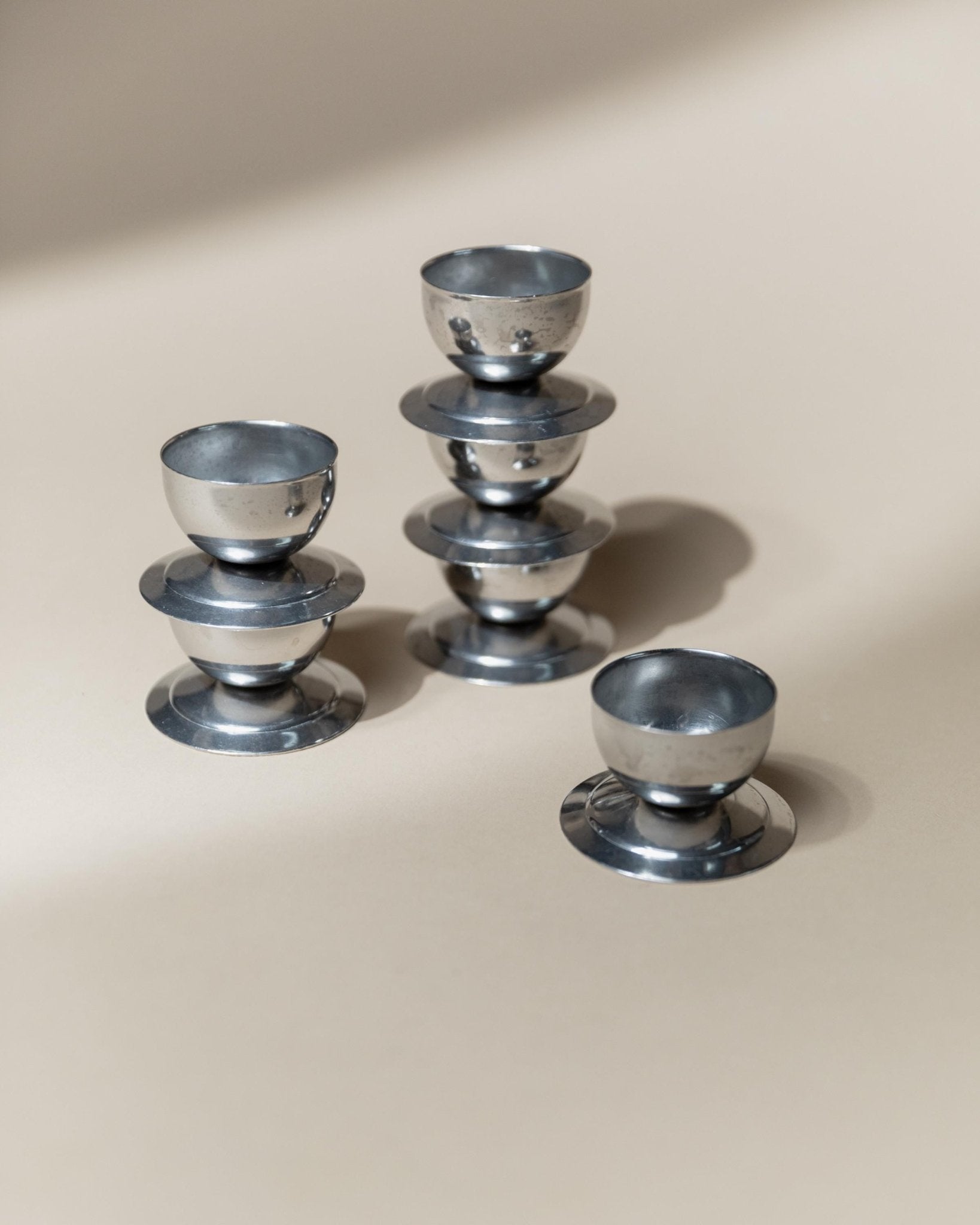 Vintage Eierbecher Set von 6