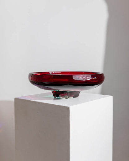 Vintage Schale A FASCE von Fulvio Bianconi für Gino Mazzega