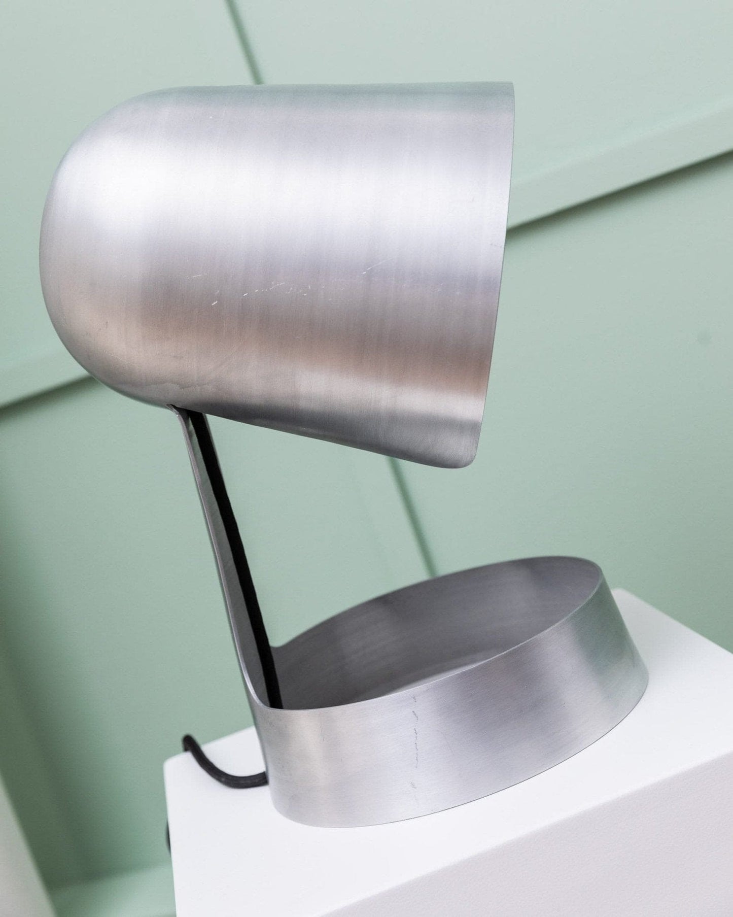 Lampe vintage en aluminium par Dominik Hehl