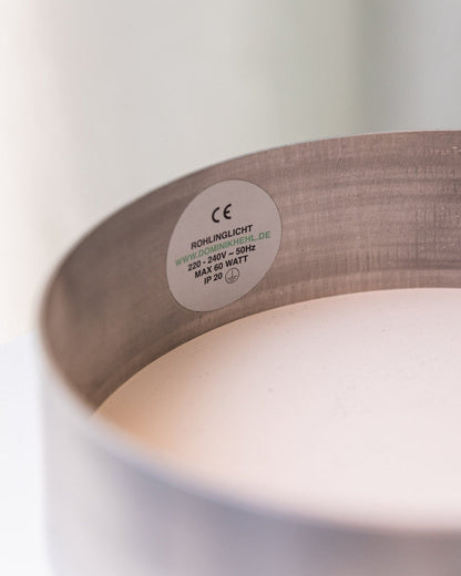 Lampe vintage en aluminium par Dominik Hehl