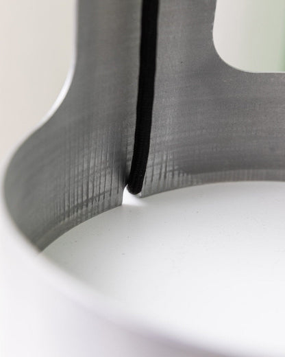 Lampe vintage en aluminium par Dominik Hehl