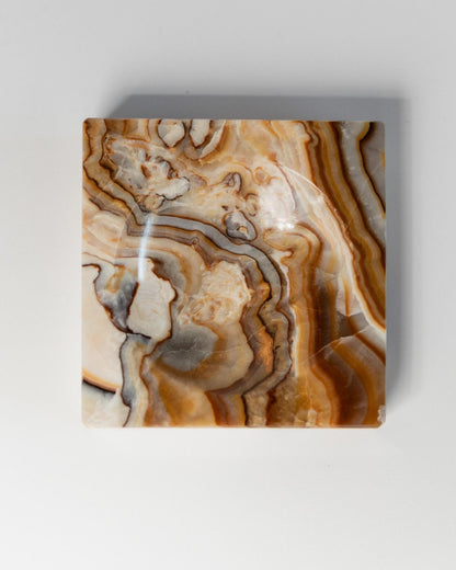 Vintage Aschenbecher aus Marmor von Italien 1970er, marmoriert, zeitloses Design