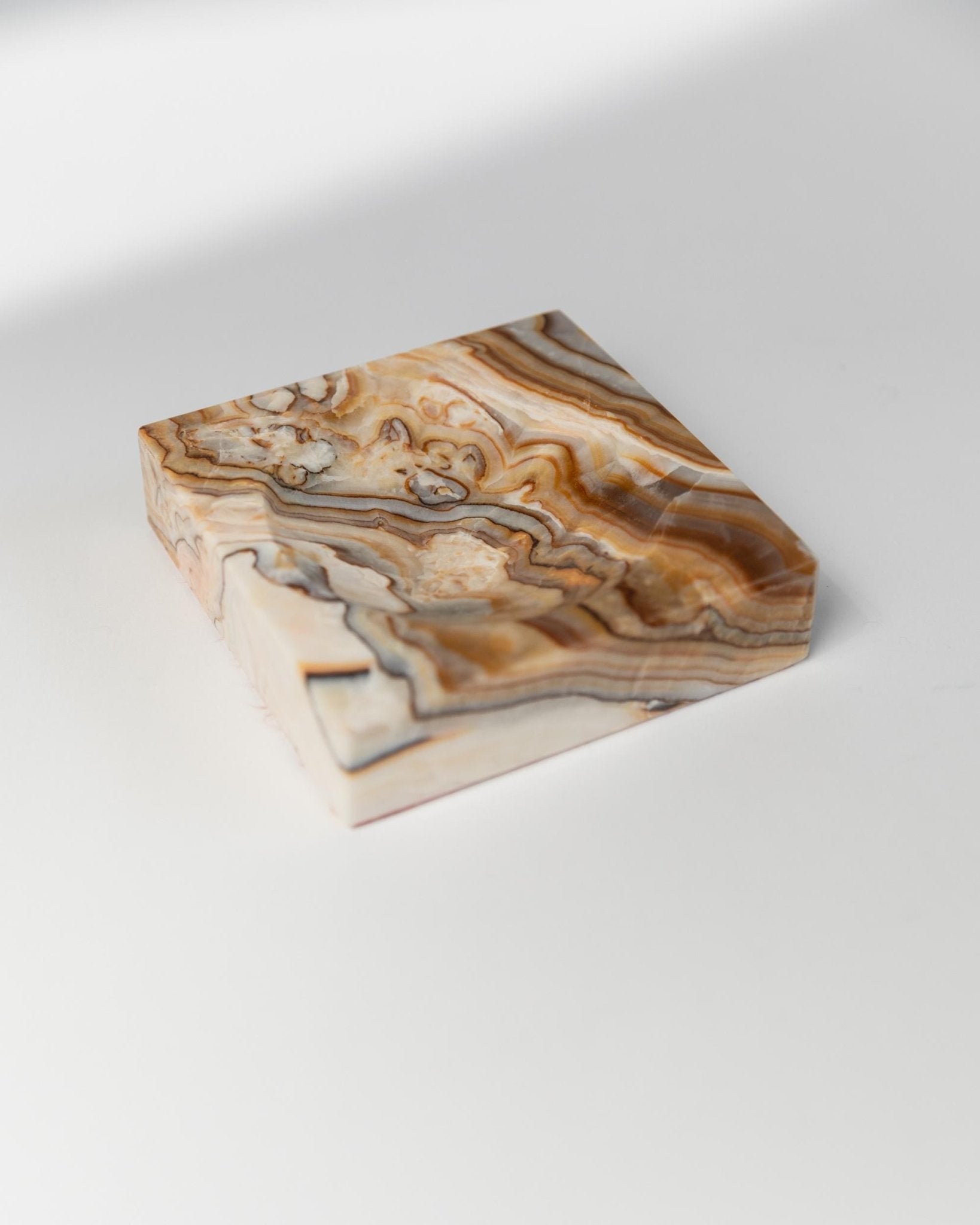 Vintage Aschenbecher aus Marmor von Italien 1970er, marmoriert, zeitloses Design