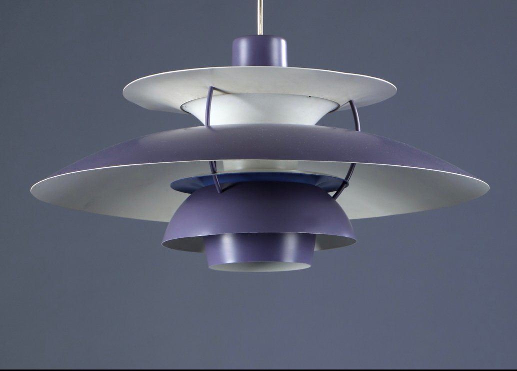 Vintage Hängelampe "PH5" von Poul Henningsen für Louis Poulsen, 1970er