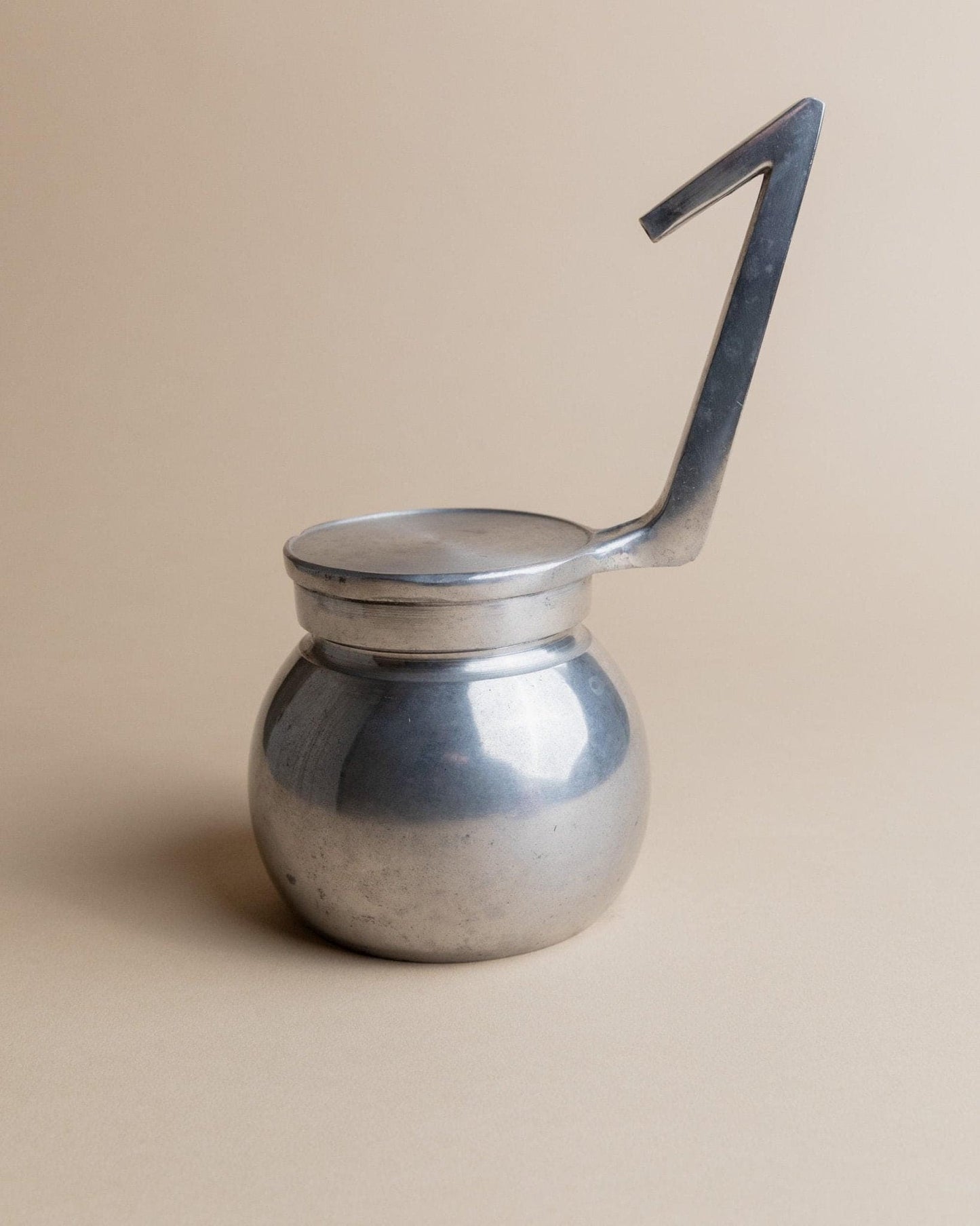 Vintage Moka Maker mit Keramiktopf von Caffe Cellana rot Pop Art Design 1980er