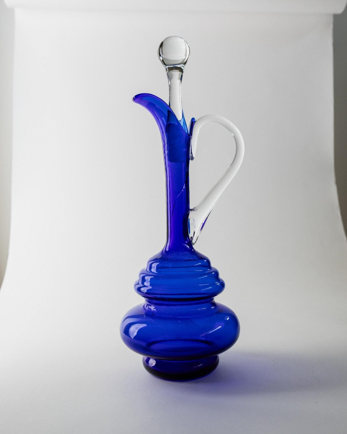 Vintage Karaffe Murano Kobalt Blau