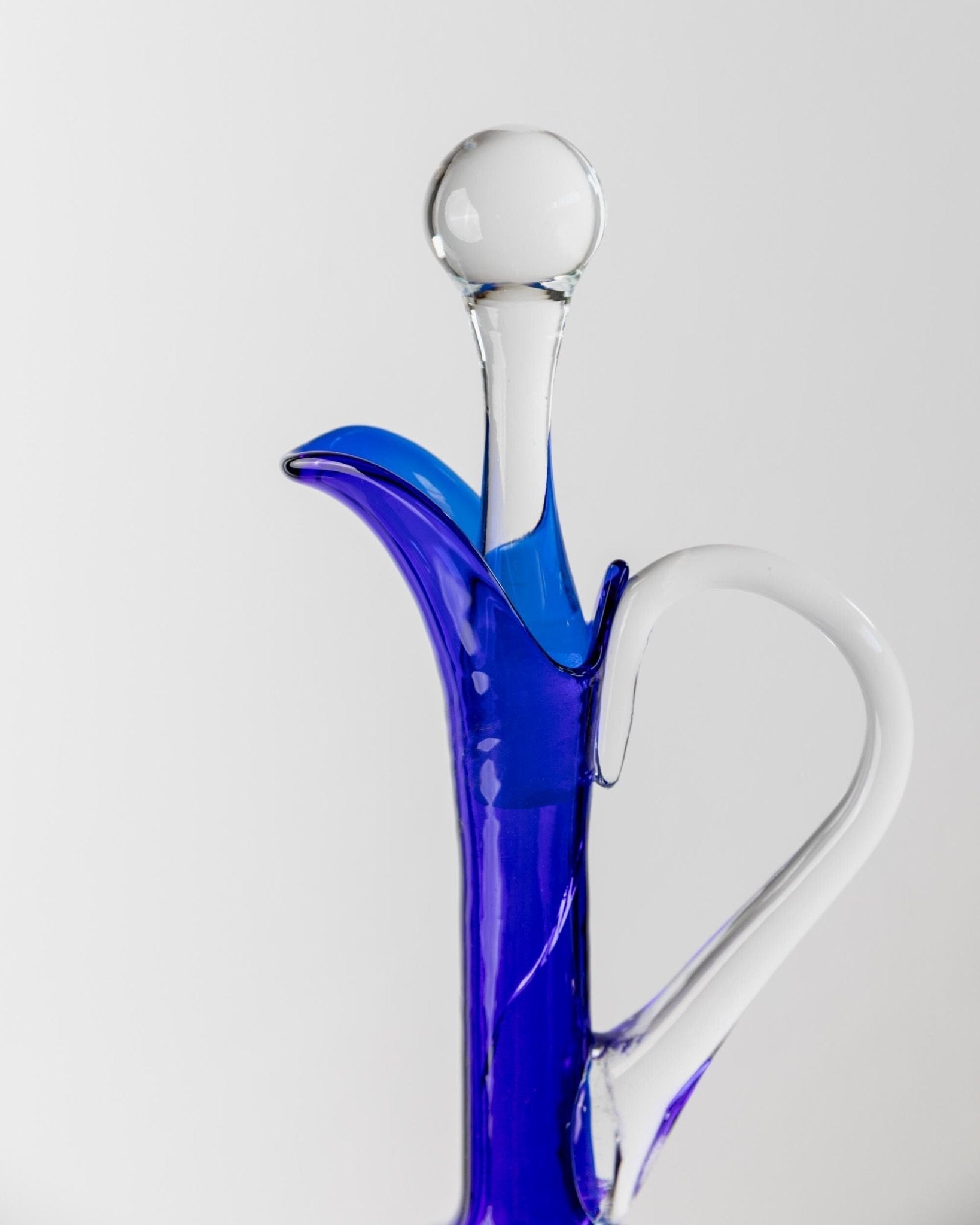 Vintage Karaffe Murano Kobalt Blau