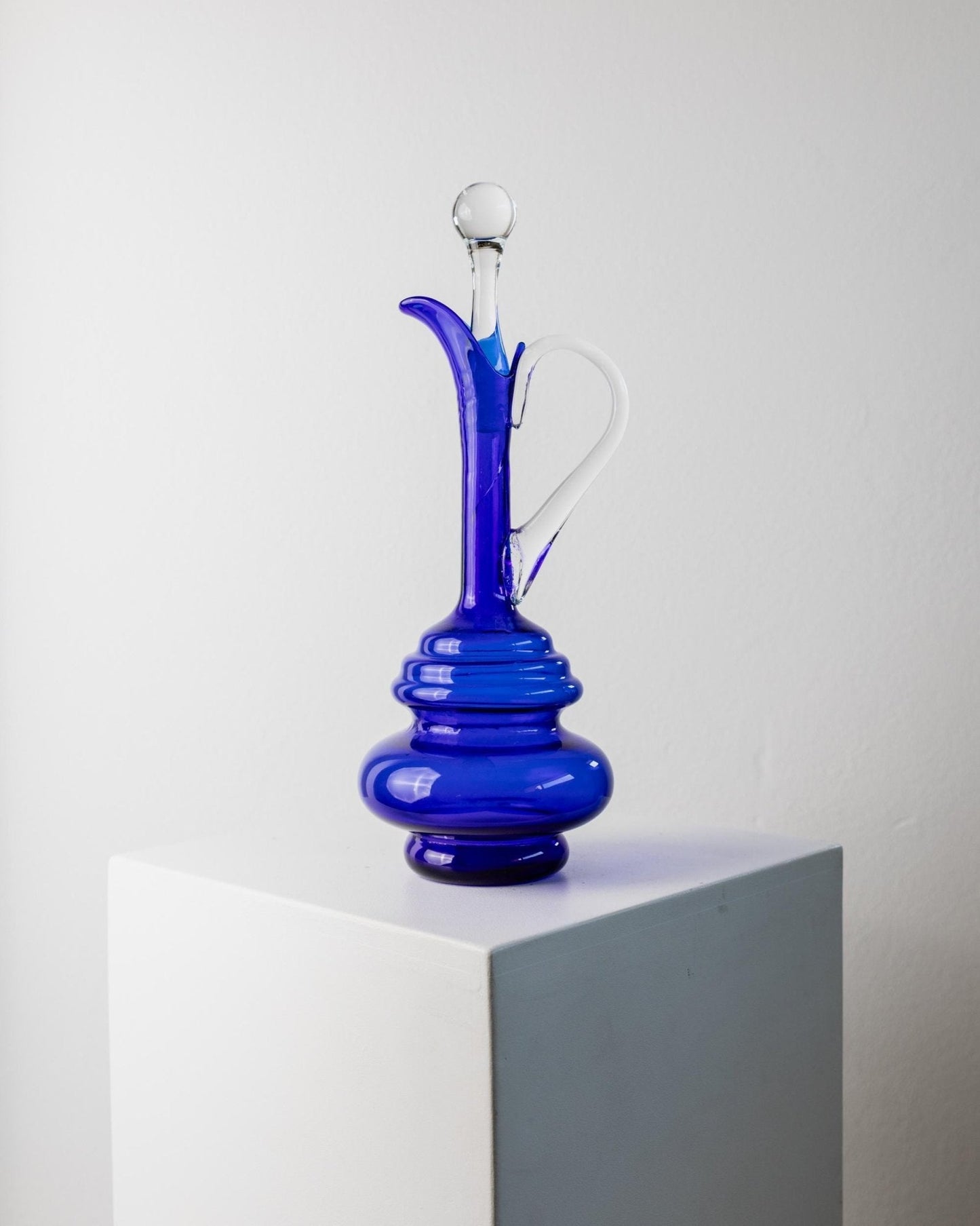 Vintage Karaffe Murano Kobalt Blau