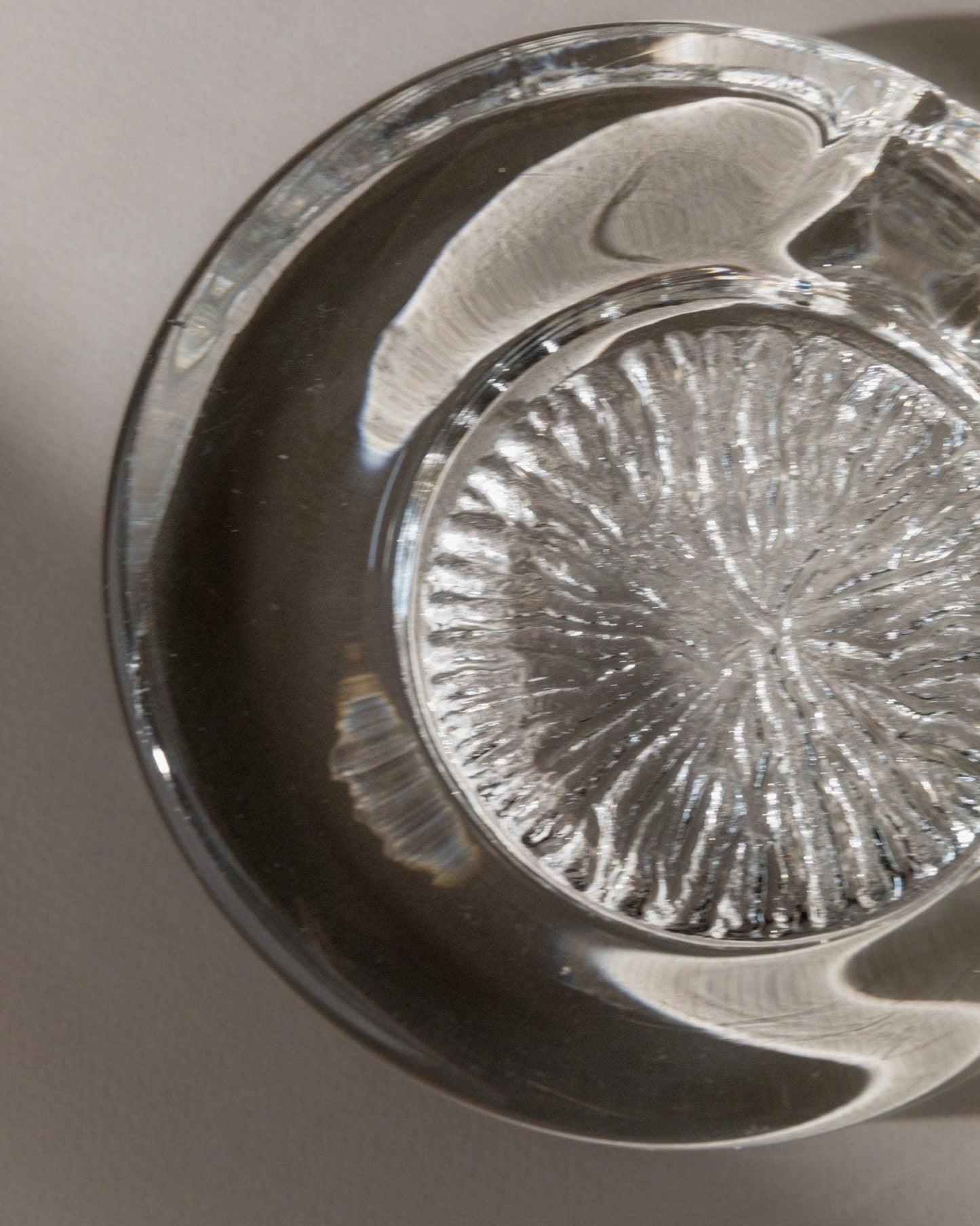 Vintage Ashtray Murano Glass Asymmetrical Italy 1970s Retro Table Decoration