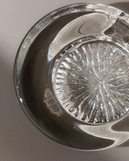 Vintage Ashtray Murano Glass Asymmetrical Italy 1970s Retro Table Decoration