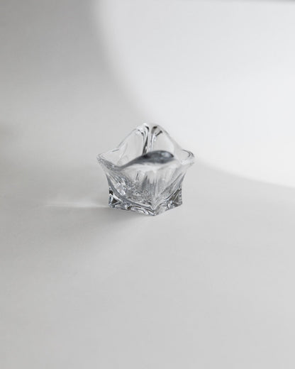 Vintage Schale Murano von Richard Ginori für Italien schweres klares Glas