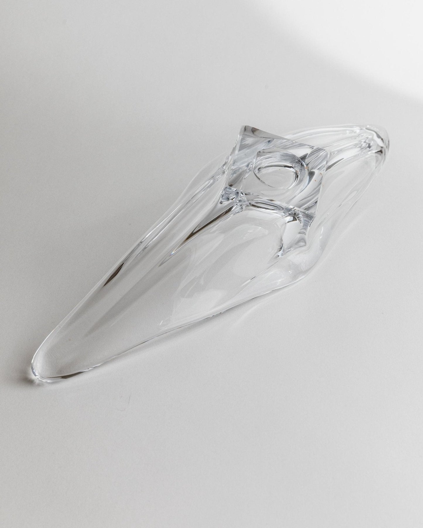 Vintage Schale Murano von Richard Ginori für Italien schweres klares Glas