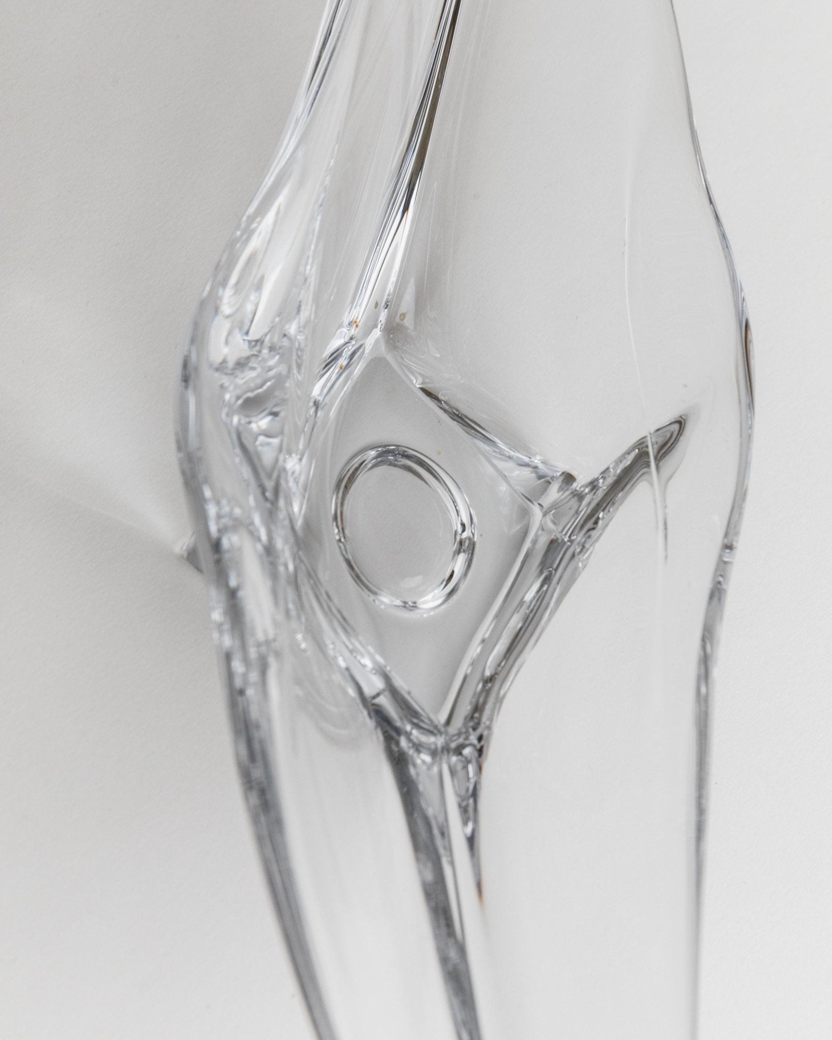 Vintage Schale Murano von Richard Ginori für Italien schweres klares Glas