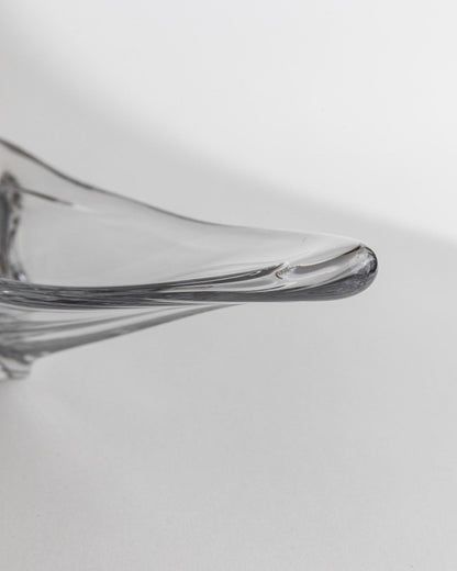 Vintage Schale Murano von Richard Ginori für Italien schweres klares Glas